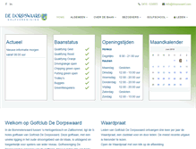 Tablet Screenshot of dorpswaard.com